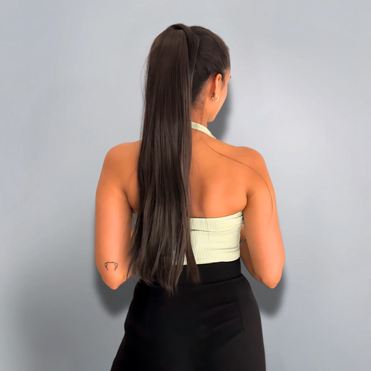 Wrap around ponytails